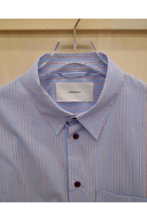 Stripe Pocket Shirts -ICE BLUE (12610424)