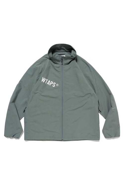 TRACK JACKET / NYLON. TUSSAH. PERTEX / GRAY (261CWDT-JKM01