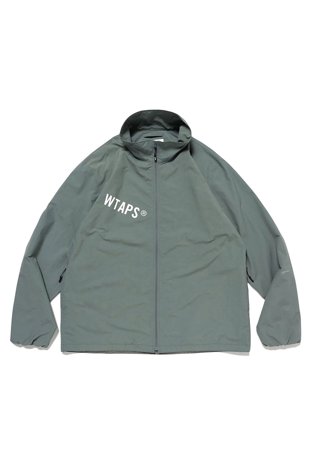TRACK JACKET / NYLON. TUSSAH. PERTEX / GRAY (261CWDT-JKM01