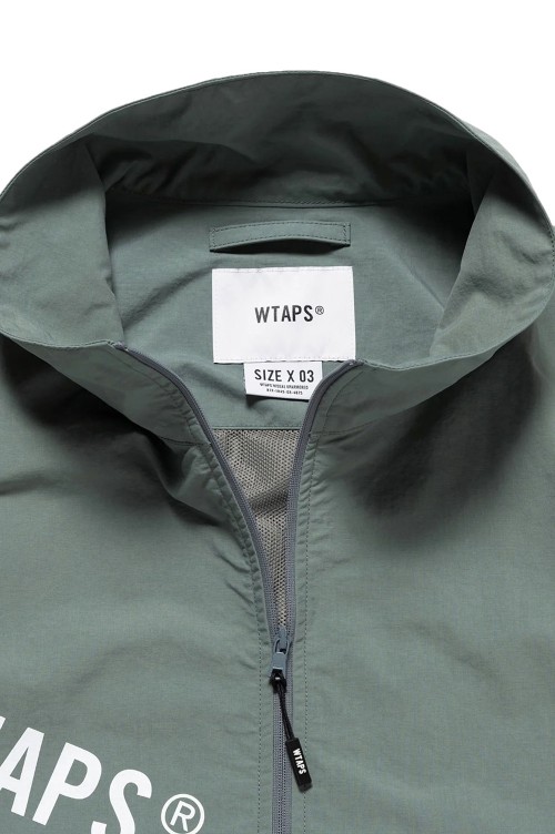 TRACK JACKET / NYLON. TUSSAH. PERTEX / GRAY (261CWDT-JKM01
