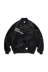 TEAM / JACKET / NYLON. TWILL / BLACK (242TQDT-JKM05) | セレクト