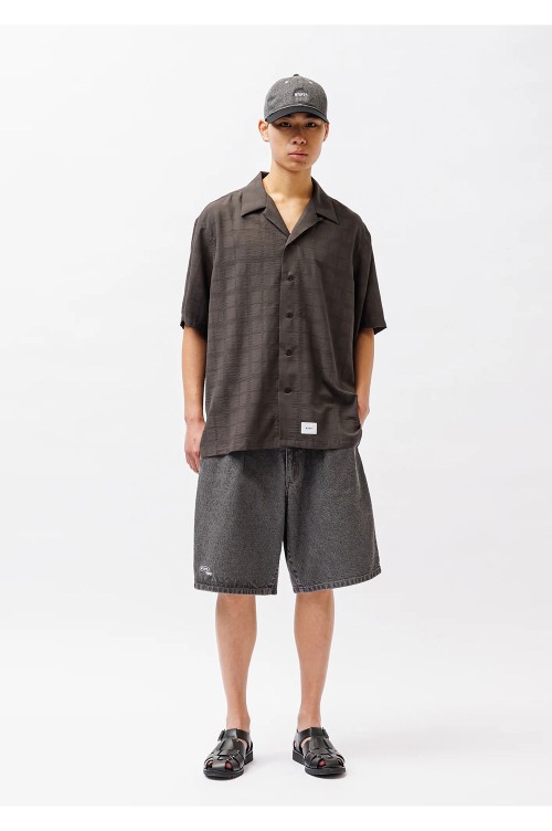 FRIO 03 SS / POLY. DOBBY. TEXTILE / CHARCOAL (261CWDT-SHM08