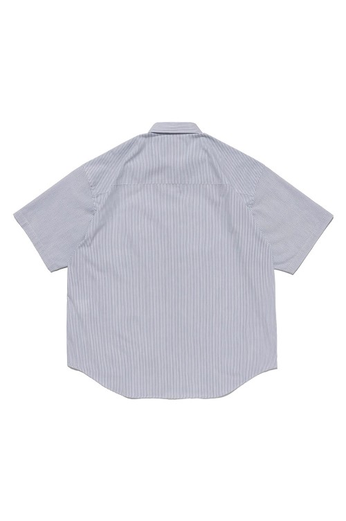TXT 01 SS / CTPL. BROADCLOTH. TEXTILE / BLUE (261TQDT-SHM05