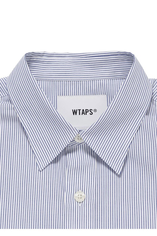 TXT 01 SS / CTPL. BROADCLOTH. TEXTILE / BLUE (261TQDT-SHM05