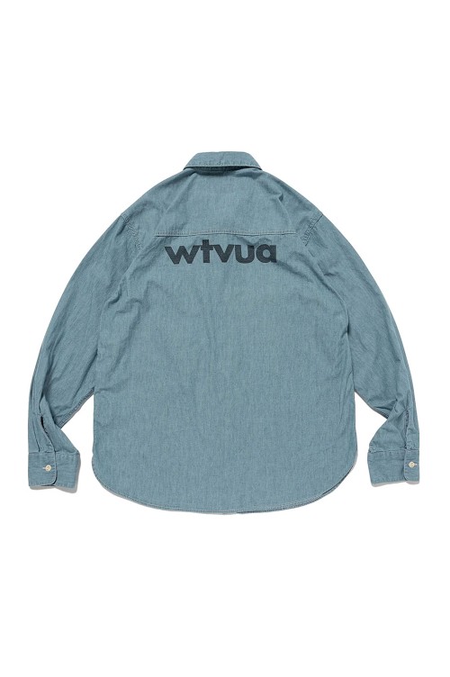 トップス WTAPS INDIGO 261WVDT-SHM03 CB LS / COTTON. CHAMBRAY / INDIGO (261WVDT-SHM03) | セレクト