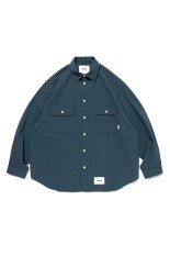 CB / LS / CTPL. CHAMBRAY. COOLMAX(R) / INDIGO (251WVDT-SHM05