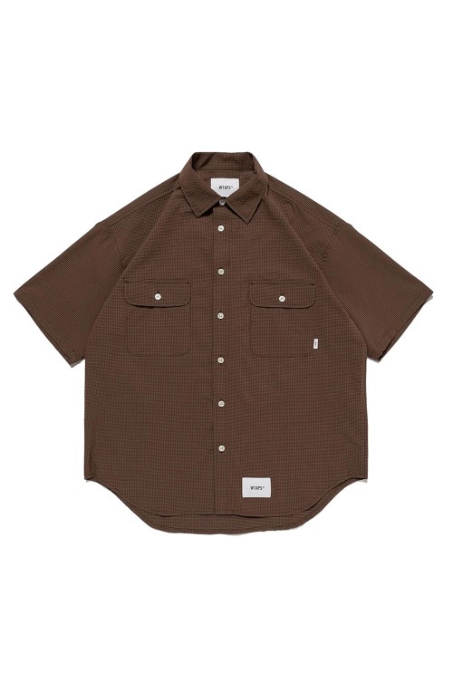 WCPO SS / CTPL. SUCKER. TEXTILE / BROWN (261WVDT-SHM06) | セレクト