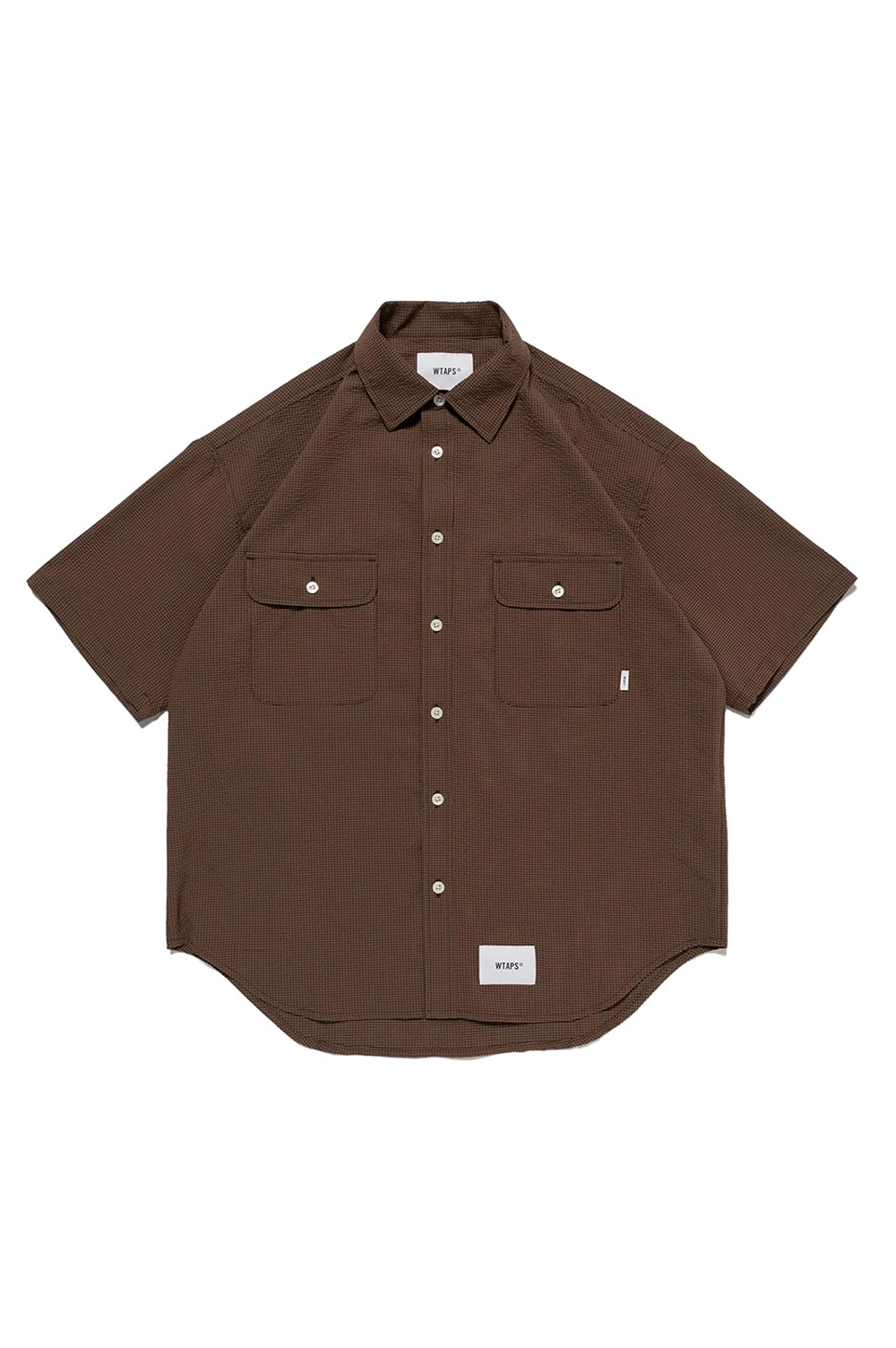 WCPO SS / CTPL. SUCKER. TEXTILE / BROWN (261WVDT-SHM06) | セレクト