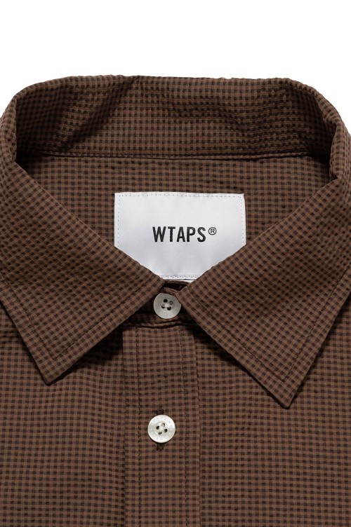 WCPO SS / CTPL. SUCKER. TEXTILE / BROWN (261WVDT-SHM06) | セレクト