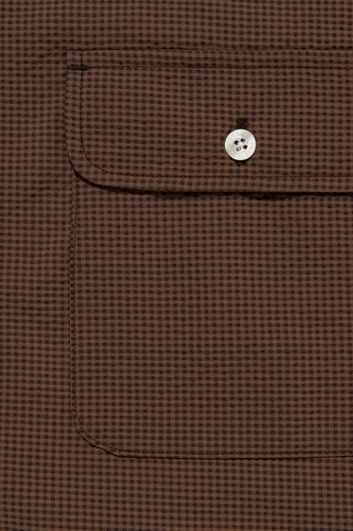 WCPO SS / CTPL. SUCKER. TEXTILE / BROWN (261WVDT-SHM06) | セレクト