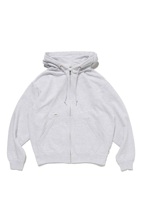 THROWDY ZIP HOODY / COTTON / LIGHT GRAY (261ATDT-CSM03) | セレクト