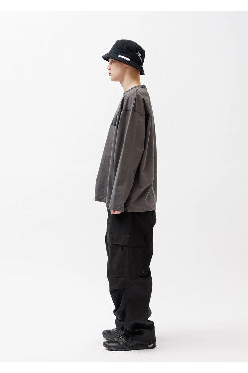 LIM LS / COTTON / GRAY (261ATDT-CSM16) | セレクトショップ