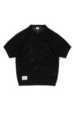 Cropped Hoodie Knit Top -BORDER (0124011907) | セレクトショップ