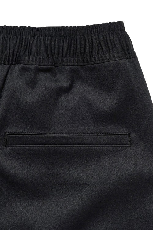 MILT2601 TROUSERS / POLY. SATIN / BLACK (261CWDT-PTM02) | セレクト