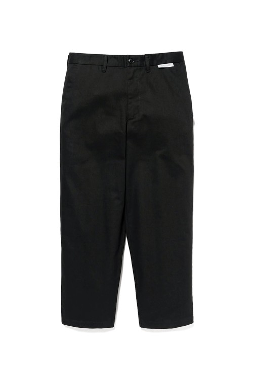 WRKT2001 TROUSERS / COTTON. TWILL / BLACK (261CWDT-PTM03
