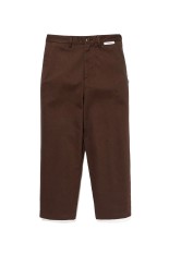 WRKT2001 TROUSERS / COTTON. TWILL / CHARCOAL (261CWDT-PTM03