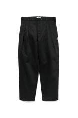 WRKT2001 TROUSERS / COTTON. TWILL / BLACK (261CWDT-PTM03