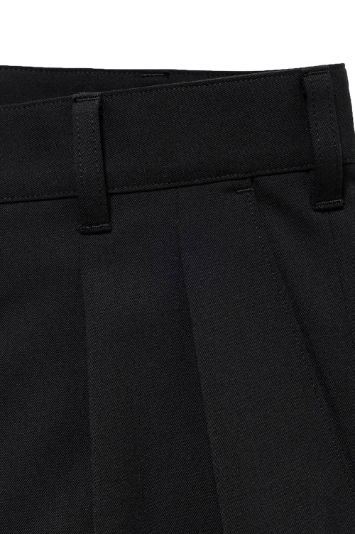 TRDT2501 TROUSERS / WOPL. TWILL / BLACK (261TQDT-PTM05) | セレクト