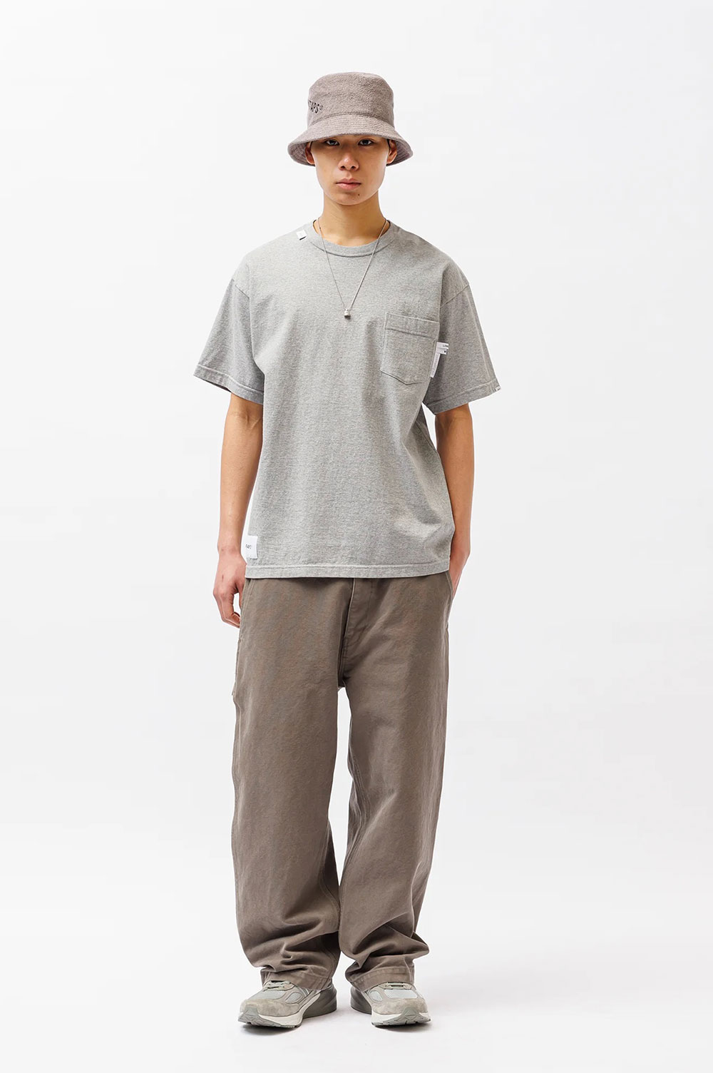 ARMSTG2501 TROUSERS / COTTON. CNVS / GRAY (261WVDT-PTM03