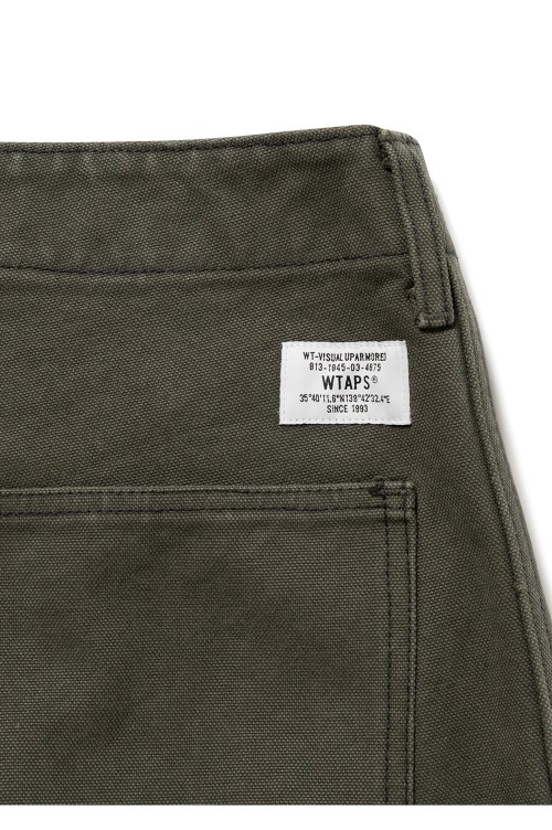 ARMSTG2501 TROUSERS / COTTON. CNVS / OLIVE DRAB (261WVDT-PTM03