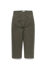 WRKT2001 TROUSERS / COTTON. TWILL / BLACK (261CWDT-PTM03
