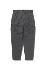 WRKT2001 TROUSERS / COTTON. TWILL / BLACK (261CWDT-PTM03
