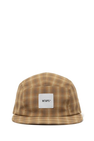 T-5 05 CAP / POLY. BROADCLOTH. TEXTILE / BROWN (261FSDT-HT05