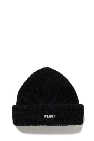 WTAPS ブラックニット帽 261MADT-HT01 【公式通販】