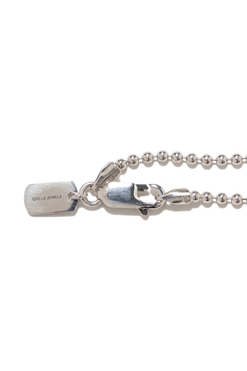VAMP NECKLACE / SILVER. GRILLZ JEWELZ / SILVER (261GJGJD-AC01