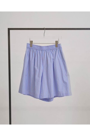 Easy Stripe Half Pants -ICE BLUE (12610721)