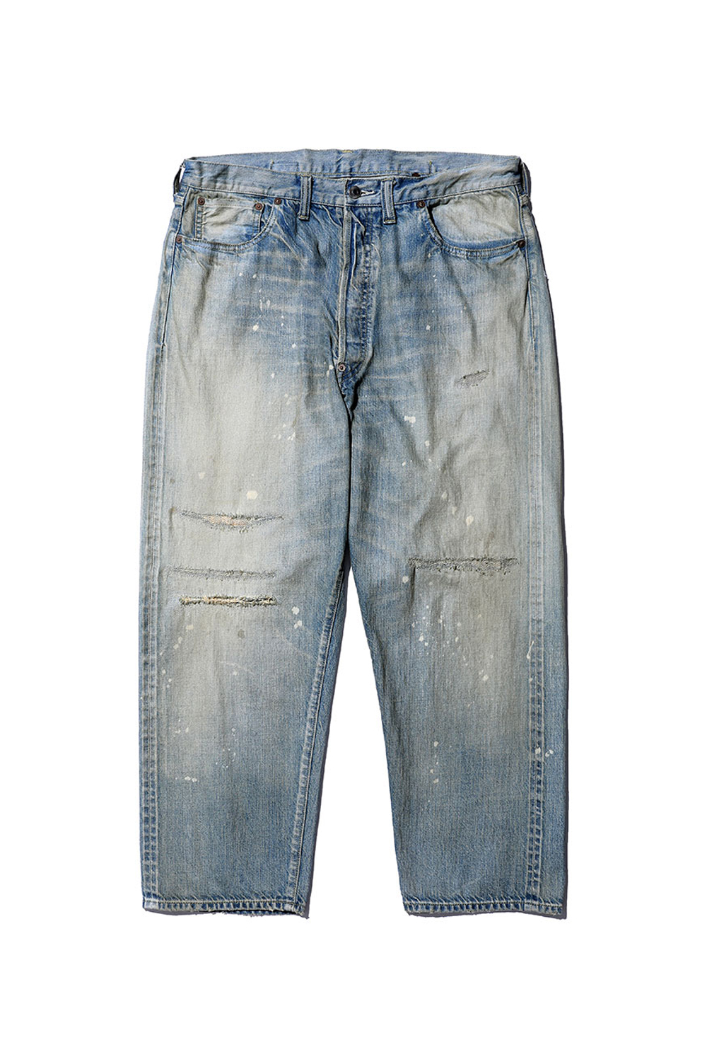 No.37 Washed Wide Denim Pants - BLEACH (26AAP-04-22) | セレクト