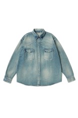 Vintage Western Denim Shirts - INDIGO (26AAP-02-19)
