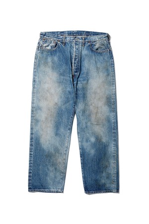 No.37 Washed Wide Denim Pants - INDIGO (26AAP-04-21) | セレクト