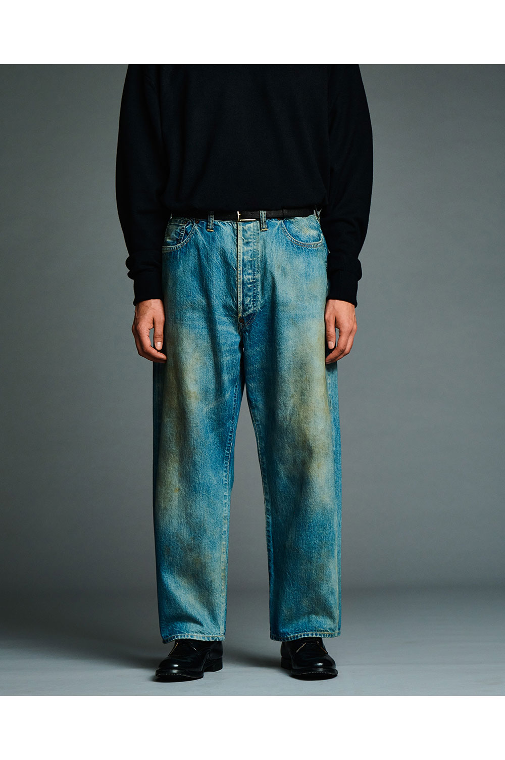 No.37 Washed Wide Denim Pants - INDIGO (26AAP-04-21) | セレクト
