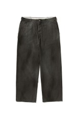 Vintage Black Chambray Work Pants - GRAY (26AAP-04-19)
