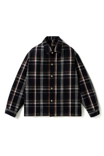 Wool Cashmere CPO Shirts - NAVY (26AAP-02-10)
