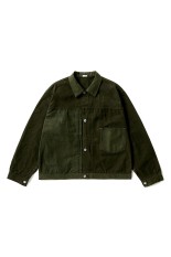 Vintage Cotton Silk Oiled Tent Cloth 1st Type Jacket - OLIVE (26AAP-01-46)
