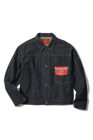 RECYCLED WASTE SUVIN COTTON YARN 11.b0z. DENIM BLOUSE - N.NAVY (GL15860N)