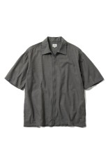 VAT DYE CHAMBRAY SAS ZIP SHIRTS - GRAY (GL39650)
