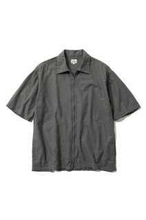 VAT DYE CHAMBRAY SAS ZIP SHIRTS - GRAY (GL39650)