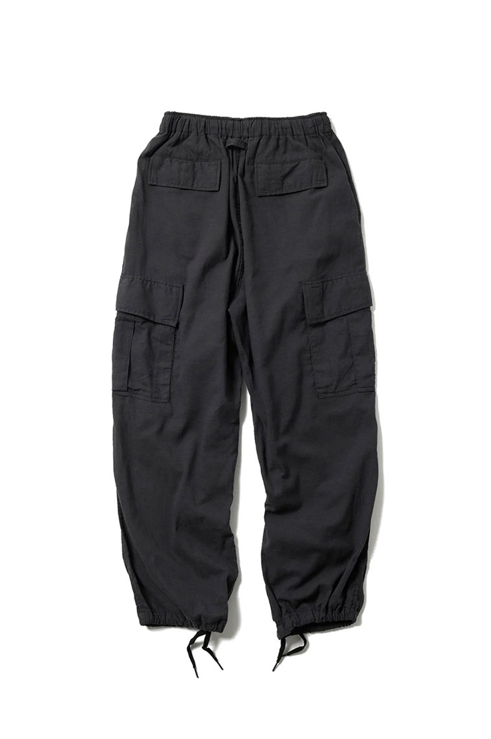 SELVEDGE OXFORD EASY CARGO PANTS - BLACK (GL42619) | セレクト