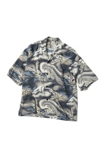 ALOHA SHIRT DRAGON - BLACK (GL39653)