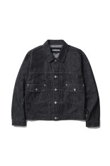 TEAM / JACKET / NYLON. TWILL / BLACK (242TQDT-JKM05) | セレクト