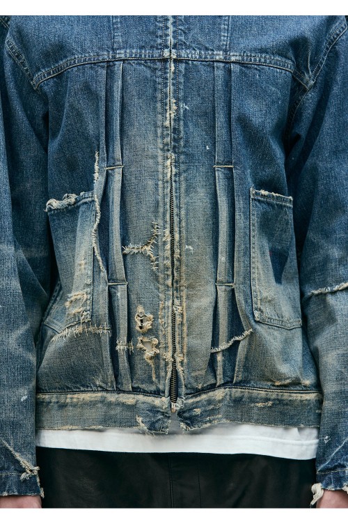SAVAGE LW DENIM ZIP JACKET / INDIGO (261SPNH-JKM06) | セレクト