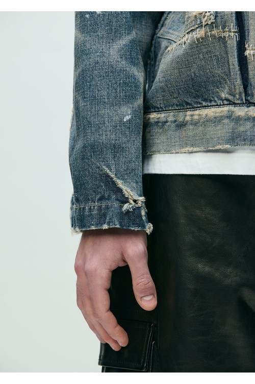 SAVAGE LW DENIM ZIP JACKET / INDIGO (261SPNH-JKM06) | セレクト