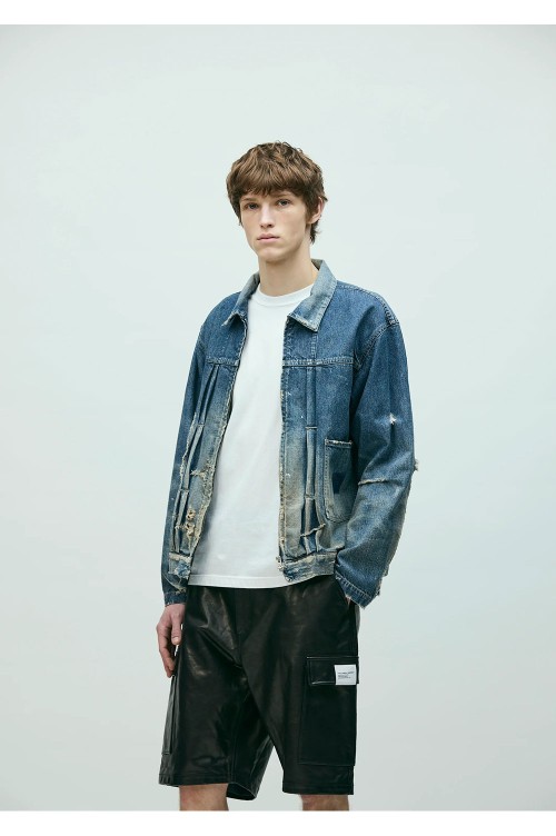 SAVAGE LW DENIM ZIP JACKET / INDIGO (261SPNH-JKM06) | セレクト