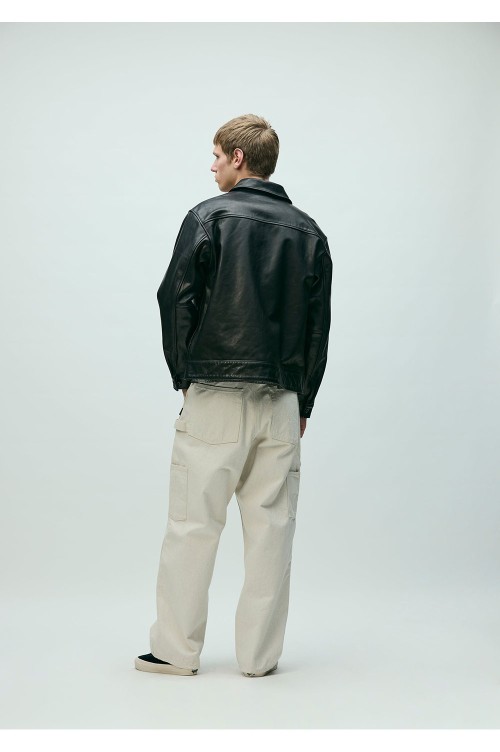 LEATHER SPORTS JACKET / BLACK (261SZNH-JKM01) | セレクトショップ