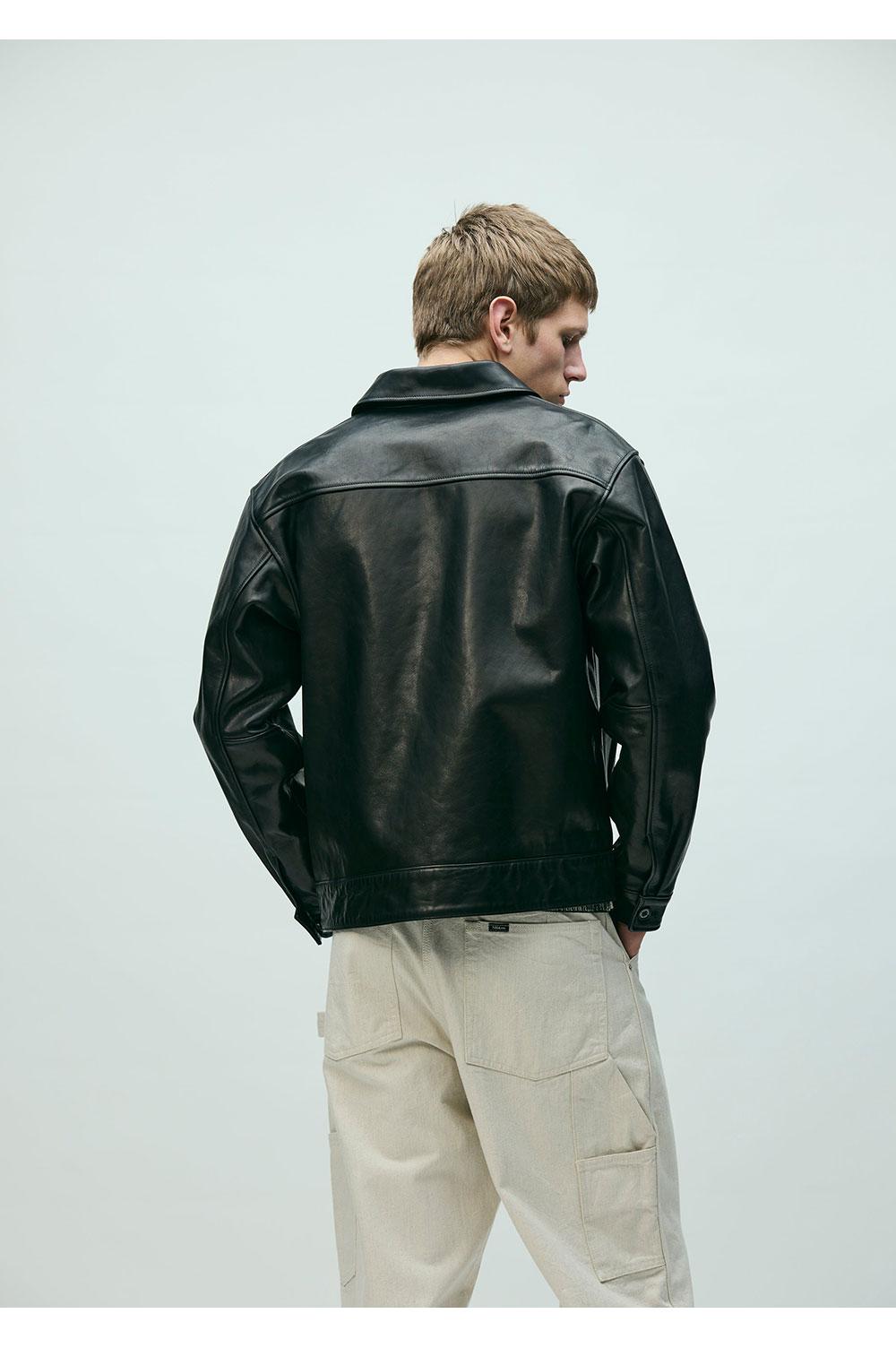 LEATHER SPORTS JACKET / BLACK (261SZNH-JKM01) | セレクトショップ