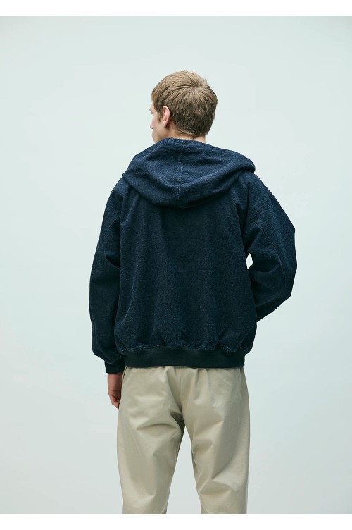 ZIP HOODED JACKET / INDIGO (261TSNH-JKM07) | セレクトショップ