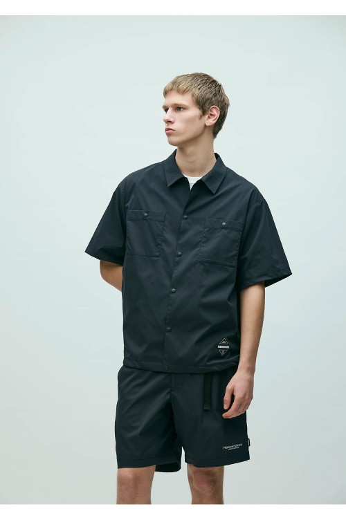 MULTIFUNCTIONAL SHIRT SS / BLACK (261TSNH-SHM13) | セレクト